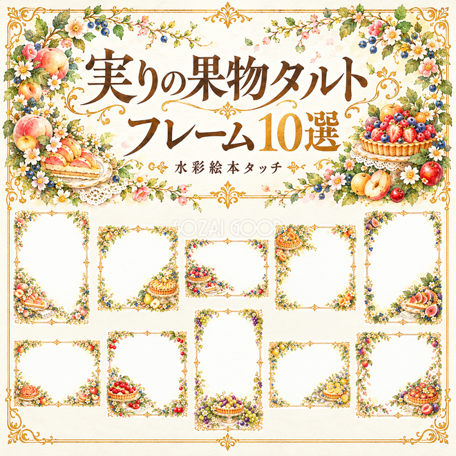 果物タルトフレーム10選