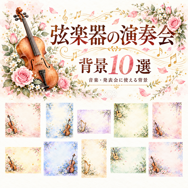 弦楽器の演奏会の背景 弦楽器の演奏会の背景