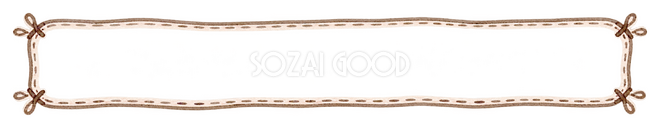 手書きステッチテロップのテロップ枠 手書きステッチテロップのテロップ枠