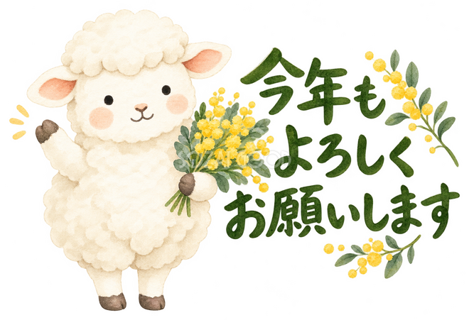 ミモザの小さな花束を渡す ミモザの小さな花束を渡す