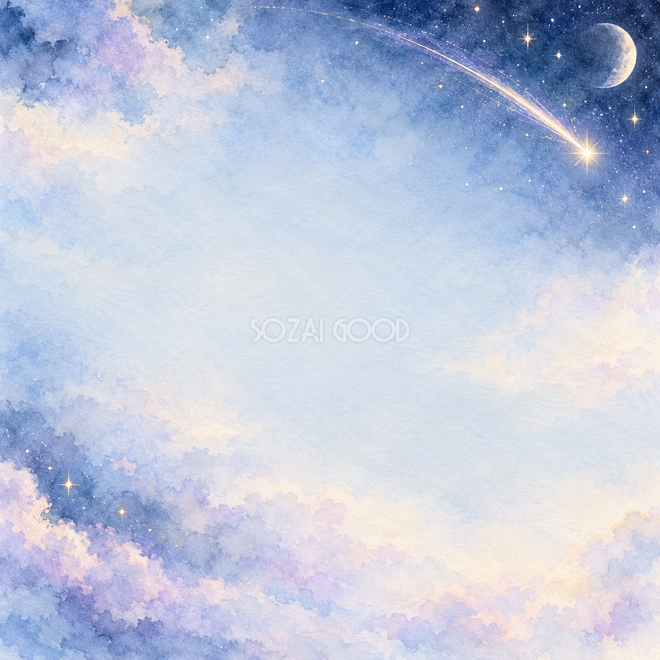 一筋の流れ星の背景 一筋の流れ星の背景