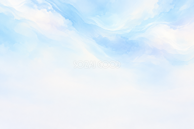 空色と白のやわらかな光・上側に淡い色を添える 空色と白のやわらかな光・上側に淡い色を添える