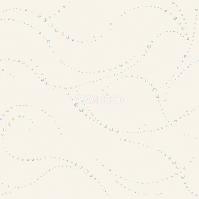 貝の丸片の流れる水玉
