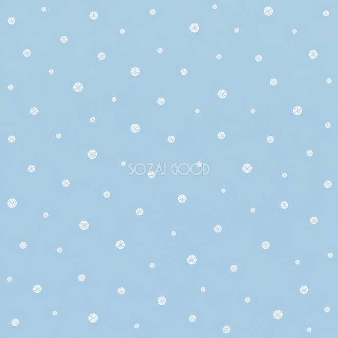 雪の丸の余白の水玉 雪の丸の余白の水玉