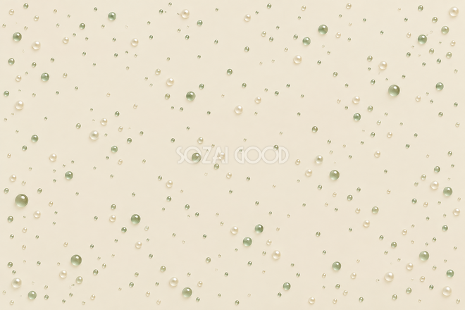しずくの粒の余白の水玉 しずくの粒の余白の水玉