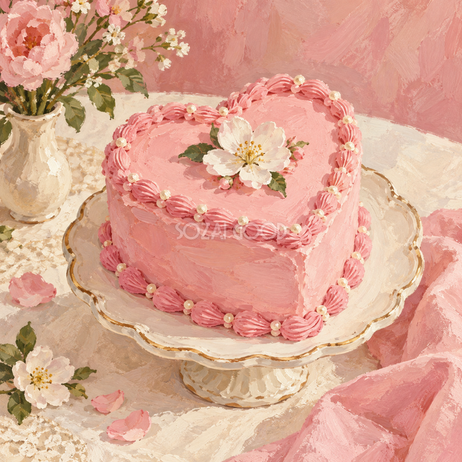 ハートのケーキ ハートのケーキ