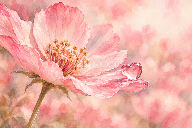 ハートの雫の花 ハートの雫の花