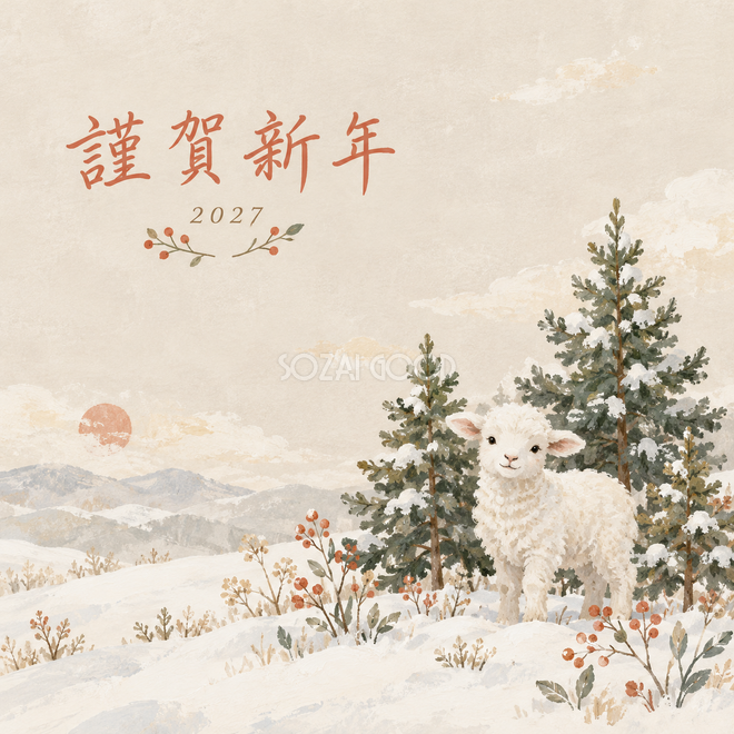 北欧の冬の森