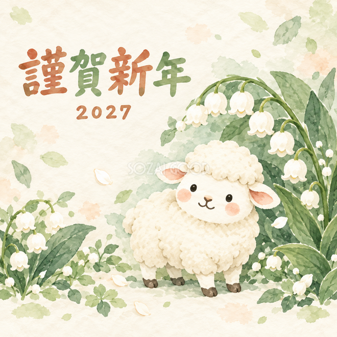 白いすずらん