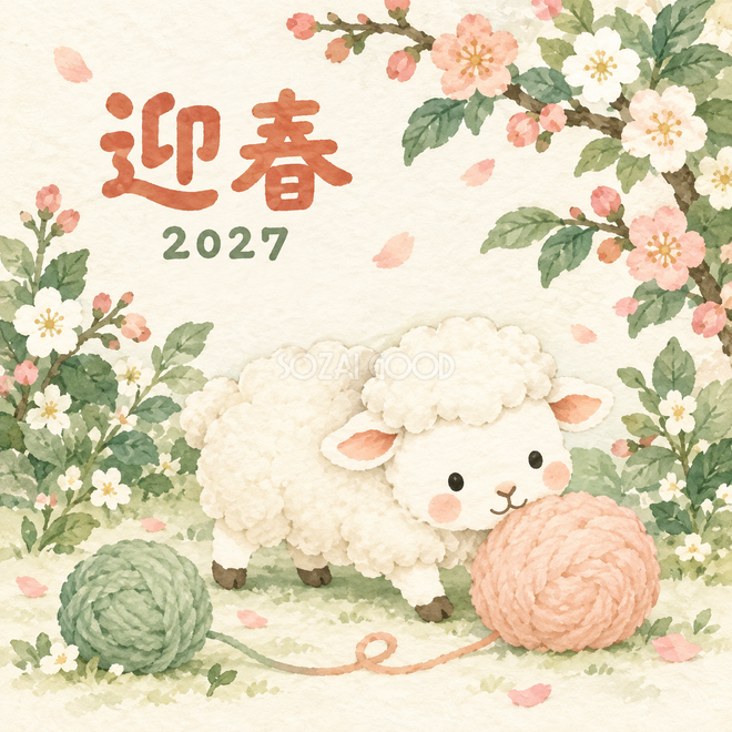 毛糸玉ころころ