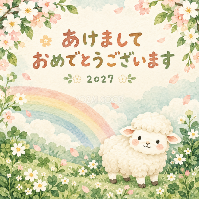 虹のふもとの羊 虹のふもとの羊