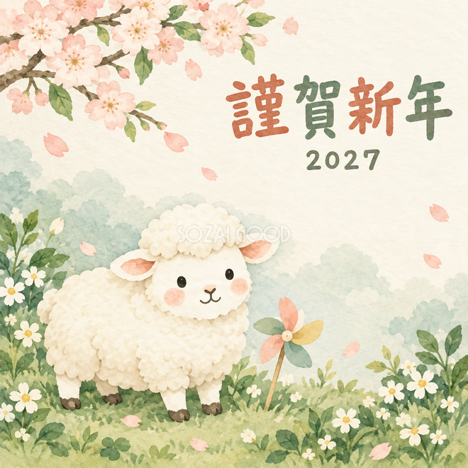 お花の風車