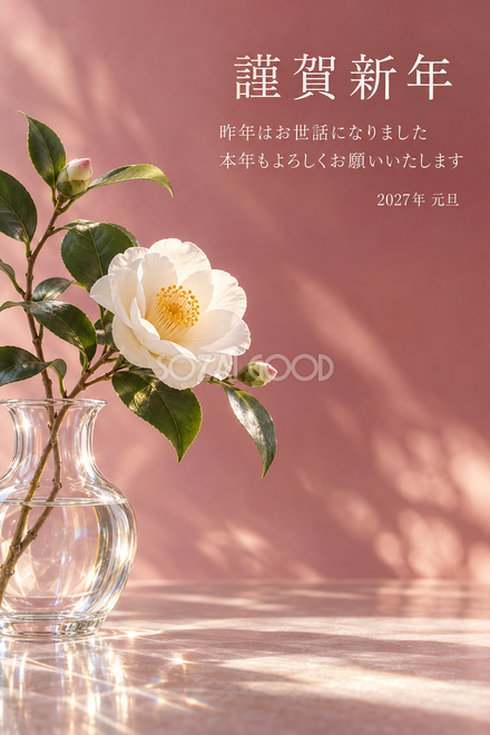 硝子の花器 硝子の花器