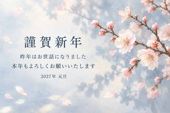 桜の淡い影 桜の淡い影
