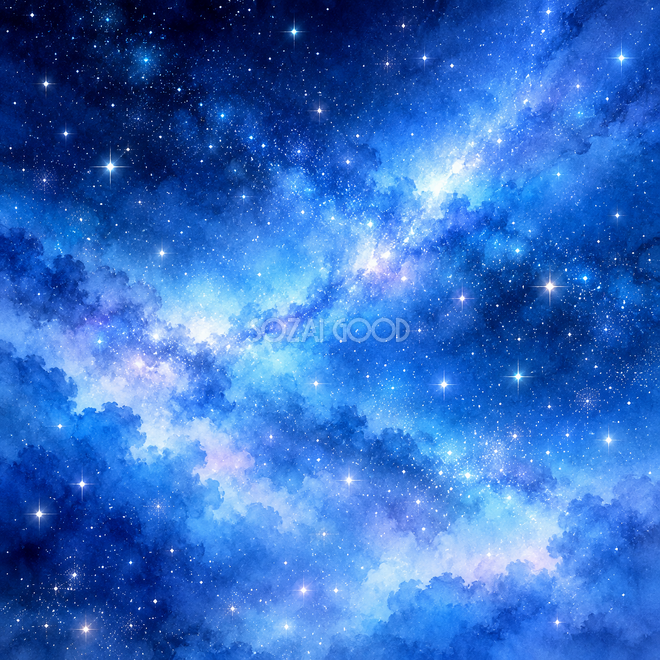 青い星明かりのグラデーション 青い星明かりのグラデーション