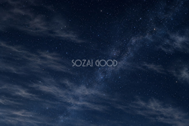 星明かりと薄い夜雲 星明かりと薄い夜雲