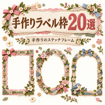 手作りラベル枠20選