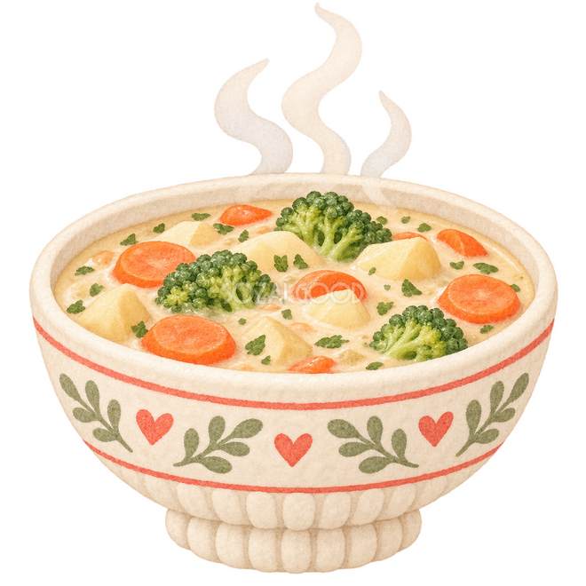 温かなシチューの挿絵