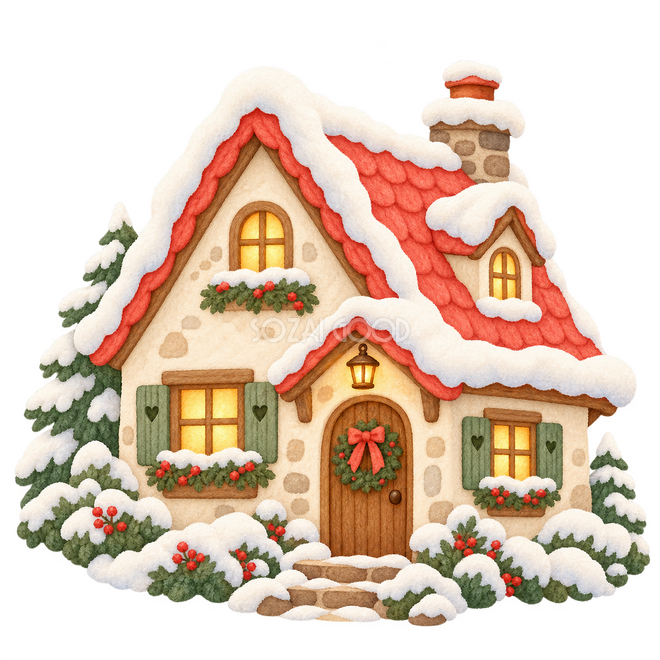 雪の家の挿絵