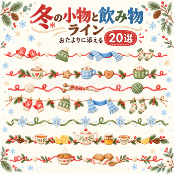 冬の小物と飲み物ライン20選