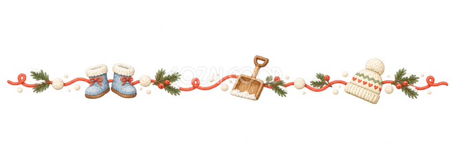 冬の長靴のライン 冬の長靴のライン