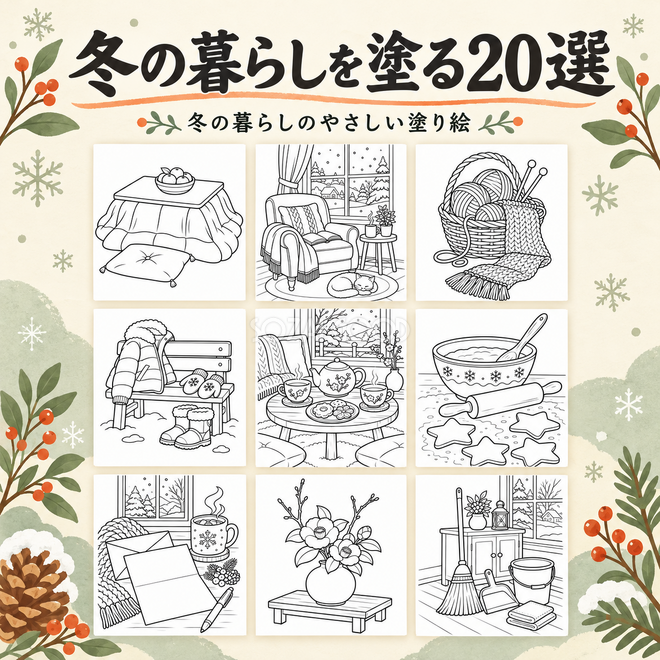 冬の暮らしを塗る20選 冬の暮らしを塗る20選