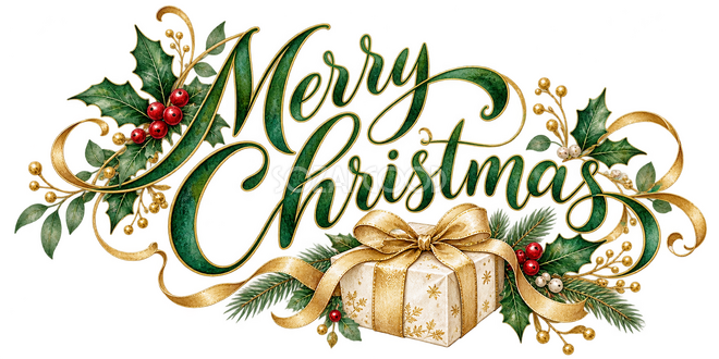 贈り物のクリスマス文字 贈り物のクリスマス文字