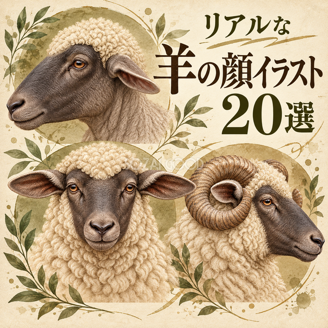 リアルな羊の顔20選 リアルな羊の顔20選