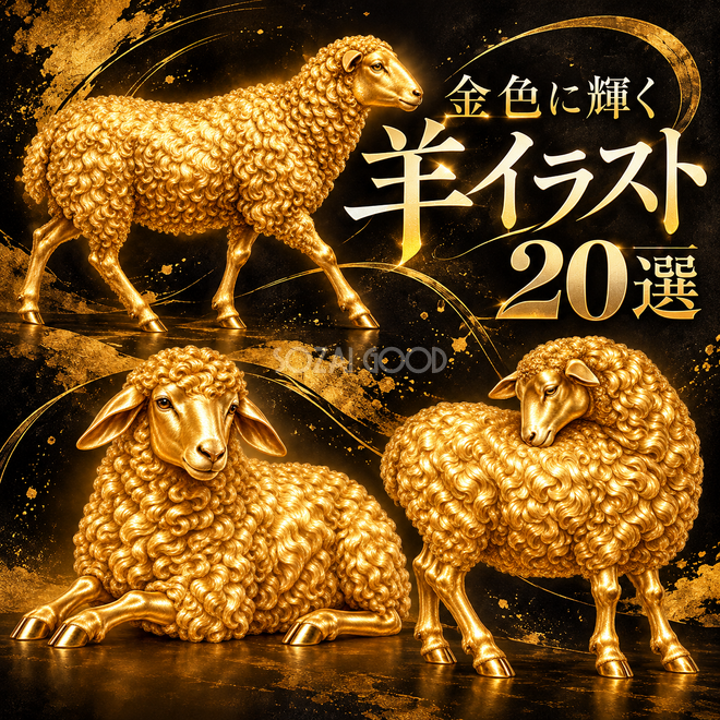 金色に輝く羊20選 金色に輝く羊20選