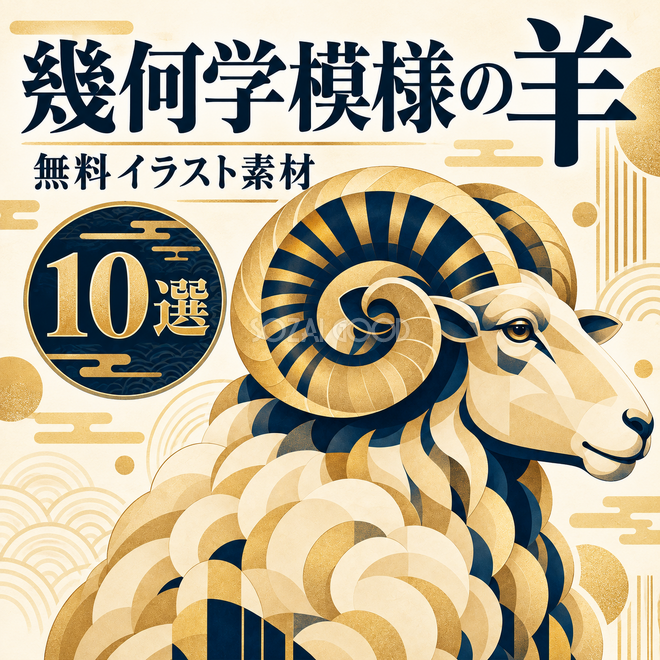 幾何学模様の羊10選 幾何学模様の羊10選
