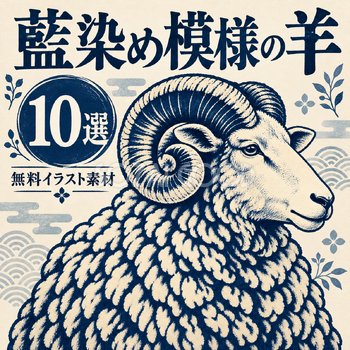 藍染め模様の羊10選