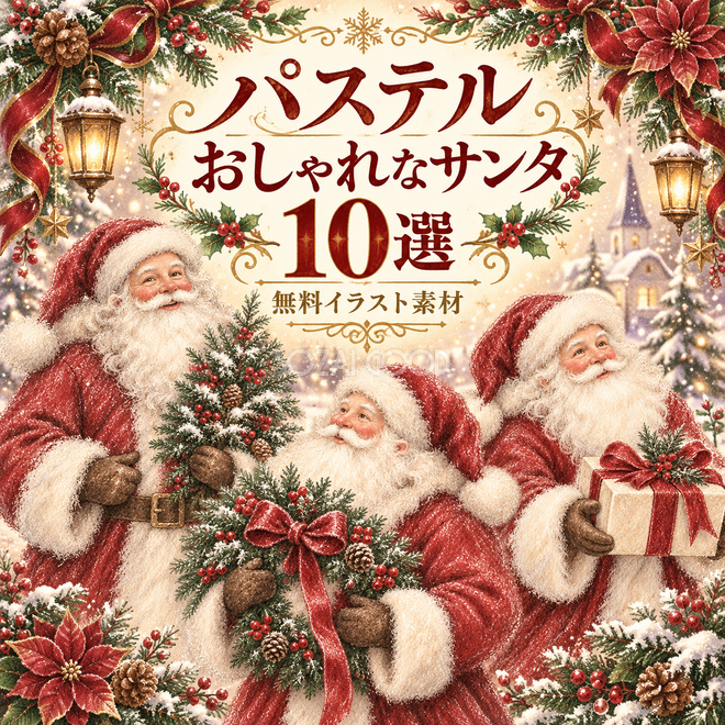 パステルのサンタ10選 パステルのサンタ10選