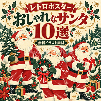 レトロポスターのサンタ10選