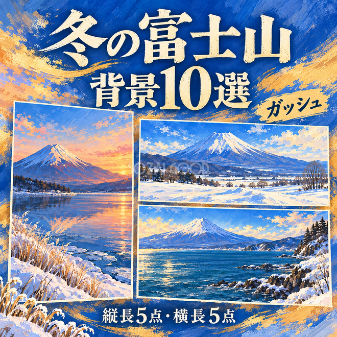 ガッシュの冬の富士山10選 ガッシュの冬の富士山10選