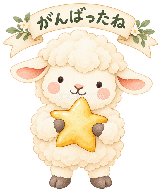 がんばったねの羊