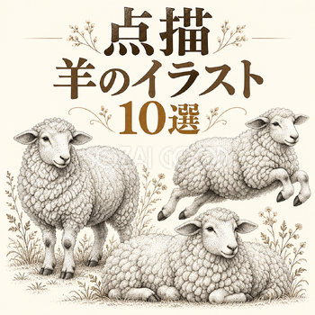 点描の羊10選