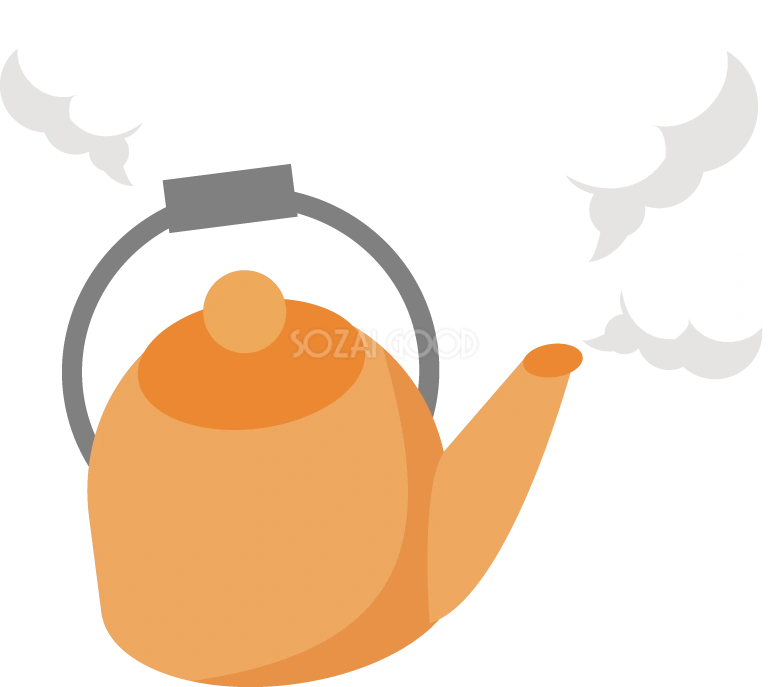 やかん キッチン用品 グルメイラスト