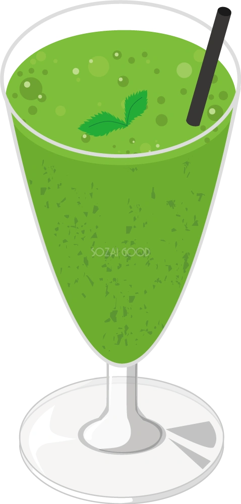 野菜スムージー  食べ物 無料イラスト