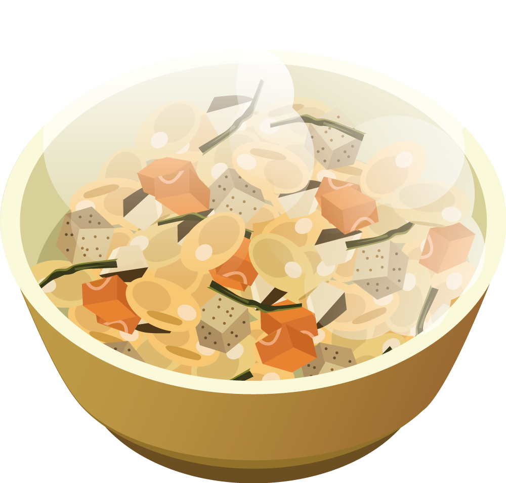 五目豆 食べ物 無料イラストに写真・文字を入れる