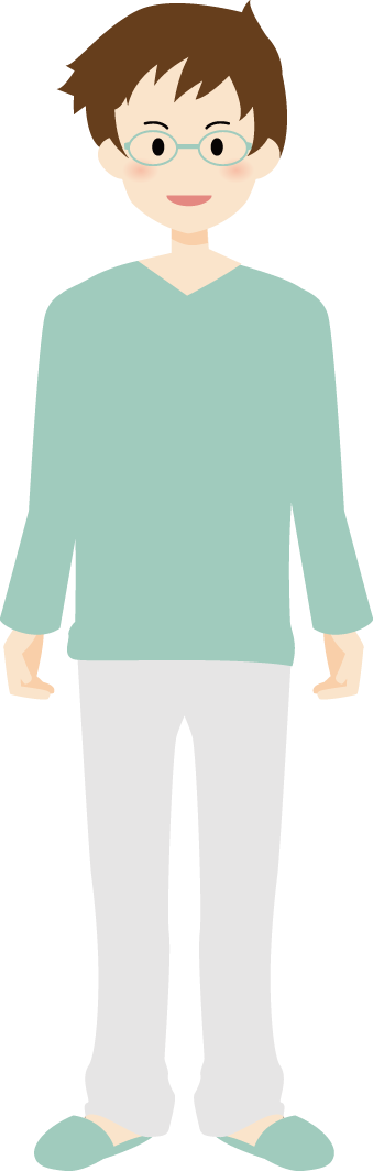 お父さん 人（家族）イラストに写真・文字を入れる