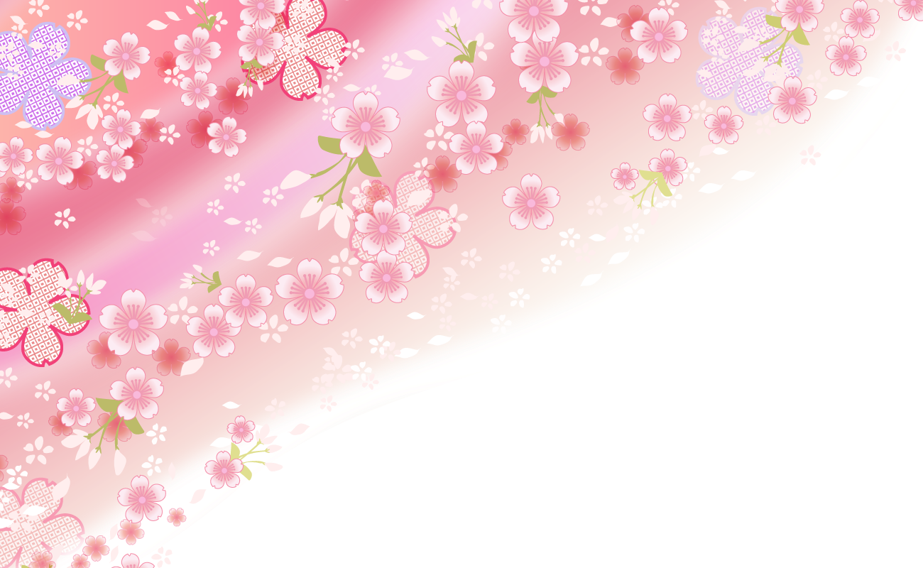 着物（振袖）背景 無料背景イラストに写真・文字を入れる