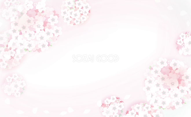 桜の背景イラスト無料フリー 素材good