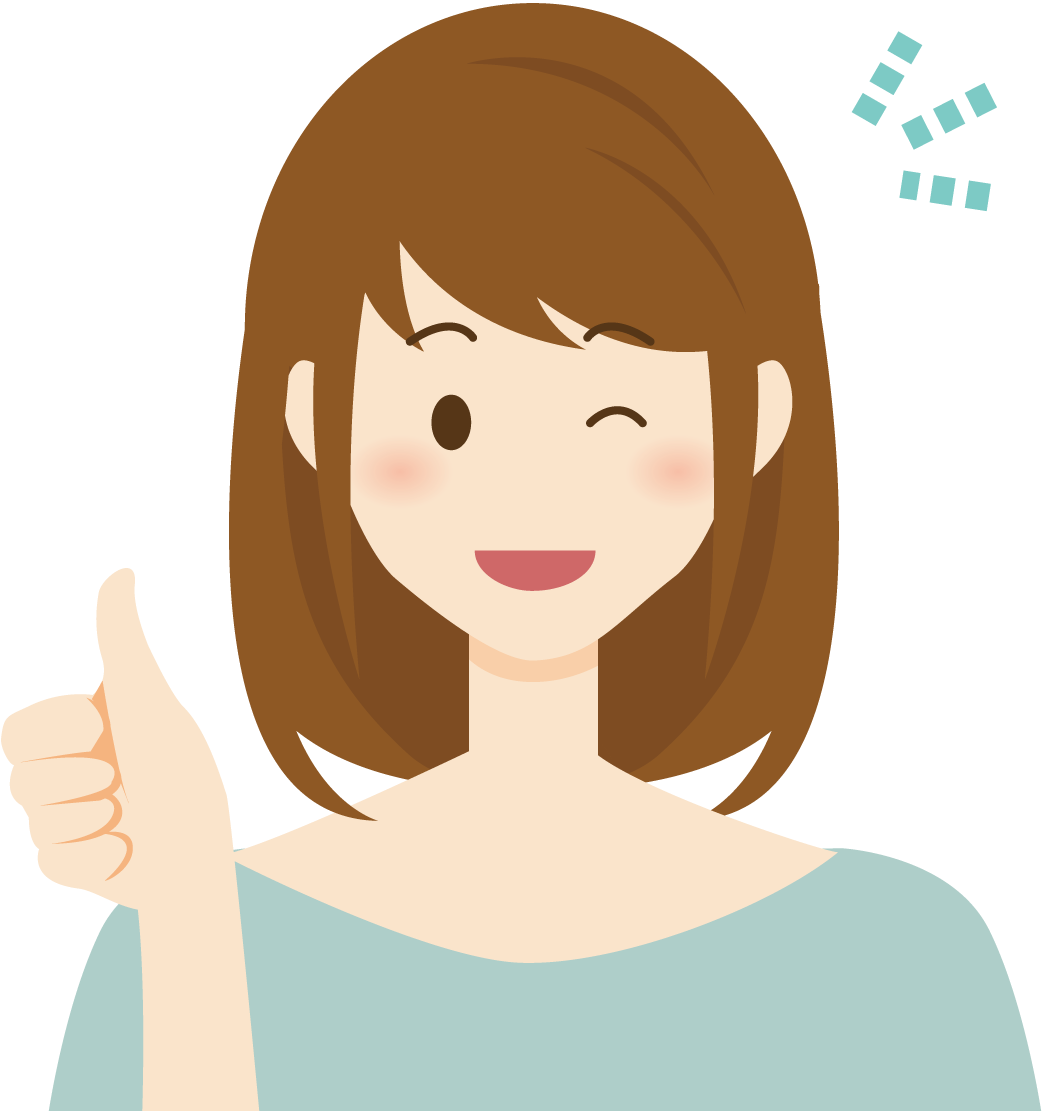 主婦 女性 GOOD 人 無料イラストに写真・文字を入れる