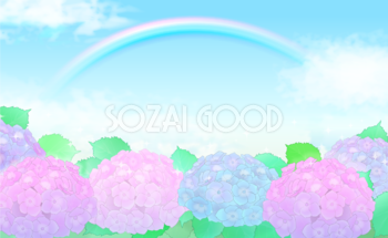 空 虹 イラスト無料フリー 素材good