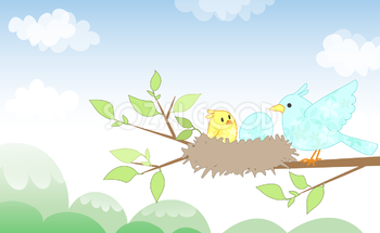 Elandybutton 印刷可能 正面 鳥 イラスト 簡単 3724