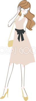 女性イラスト 無料フリー 素材good