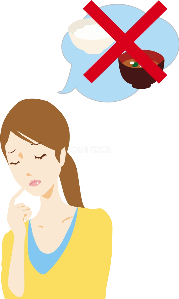 断食ダイエット女性