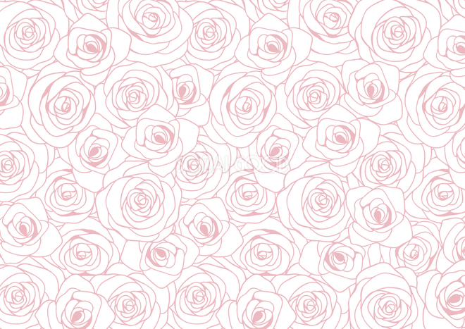 線画で描かれたバラの背景イラスト 270 素材good