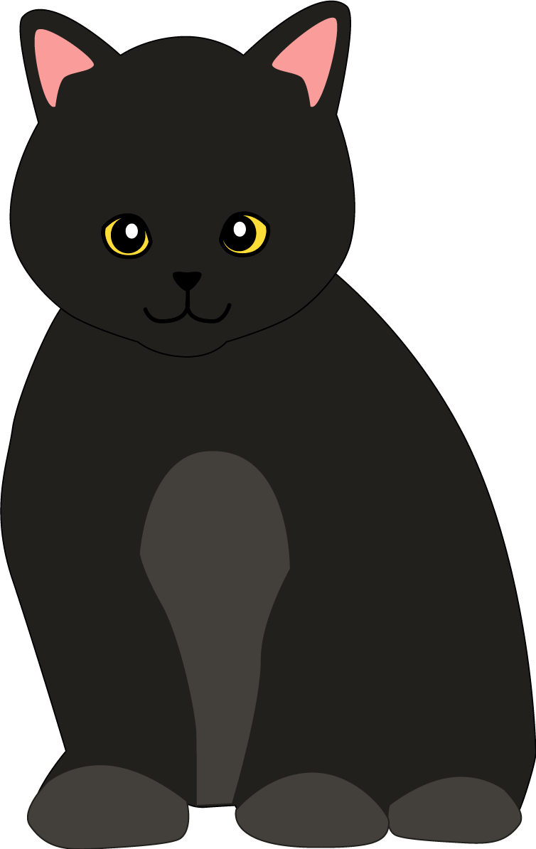 お洒落な猫イラスト「ブリティッシュショートヘア」 無料 フリー34550に写真・文字を入れる