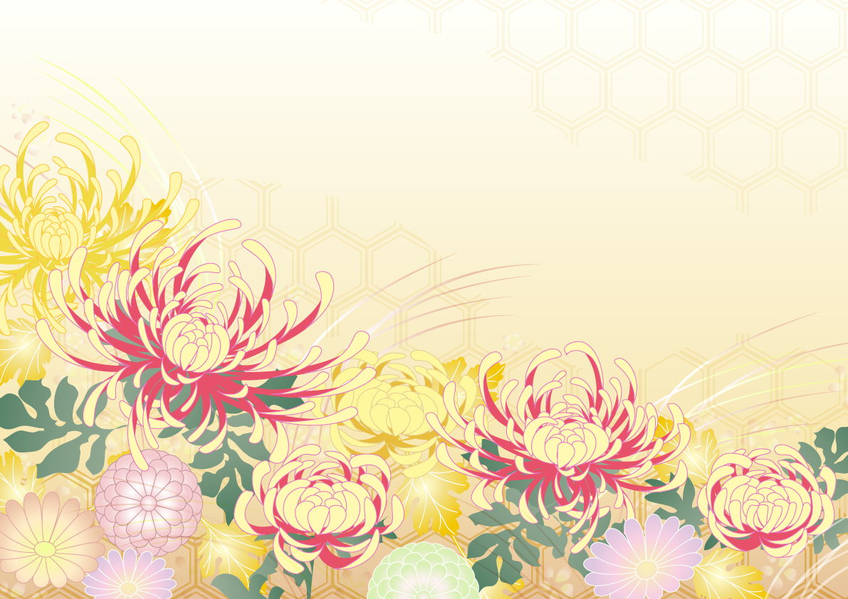 フリー素材-背景「和風」イラスト07 36203に写真・文字を入れる